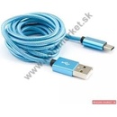 SBOX USB-TYPEC-15BL Prepojovací USB 2.0/USB 2.0 Type C, 1,5m, modrý