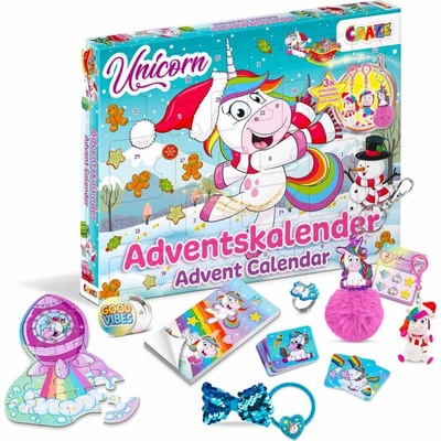 CRAZE Adventný kalendár Jednorožec figúrky bižutéria a doplnky