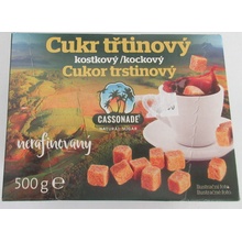 Cassonade Třtinový cukr nerafinovaný kostkový 500 g