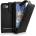 Motorola Motoluxe Flip Калъф Черен + Протектор