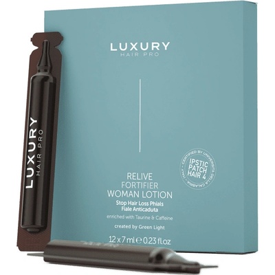 Luxury Relive Stop Hair Loss Green Light Ampule pro ženy proti vypadávání vlasů 12 x 7 ml – Hledejceny.cz