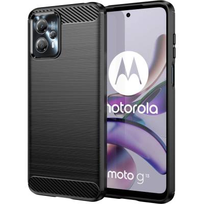 HQWear Кейс HQWear Carbon Case за Motorola Moto G13, черен (9145576274668)