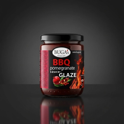 Buga´s Bugas BBQ omáčka GLAZE s granátovým jablkem sklo 190g/145ml