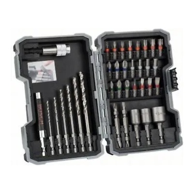 Bosch Комплект свредла и битове HSS-G Extra Hard PH, PZ, SL, H, T, 35 части (2607017328)