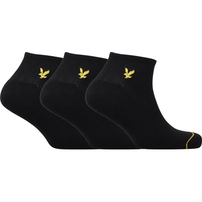 Lyle and Scott Чорапи Lyle and Scott Lyle 3P Ankle Socks Sn63 - Black