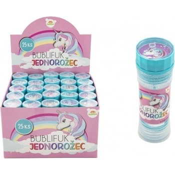 Teddies Bublifuk 50ml jednorožec 11cm 30ks v boxu