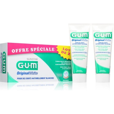 G U M Original White Toothpaste паста за зъби 75 ml 2 бр