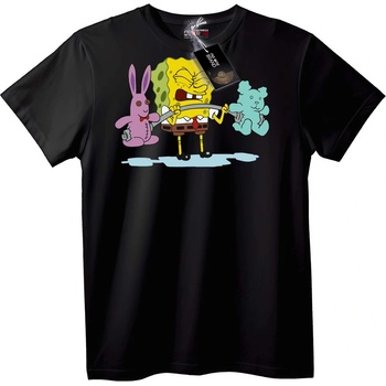 NOONEBRAND Тениска SpongeBob и Приятели - 7XL, Black