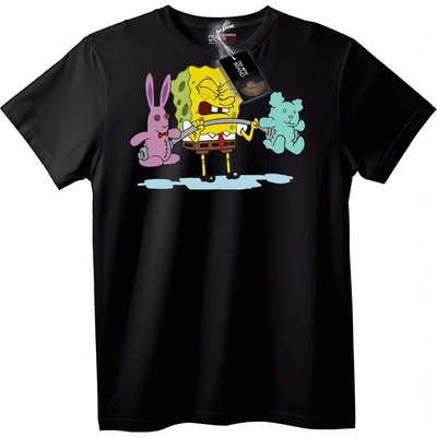 NOONEBRAND Тениска SpongeBob и Приятели - 7XL, Black