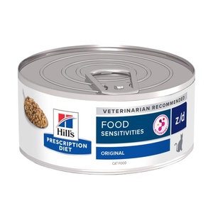 Hill's HILL'S PD Prescription Diet Feline z/d Хранителни чувствителности 156 г консерва