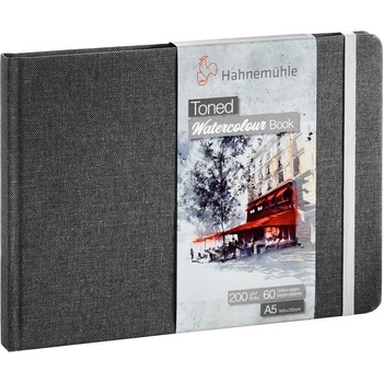 Hahnemühle Toned Watercolor Скицник 60 A5 200 g Light Grey (17.1964)