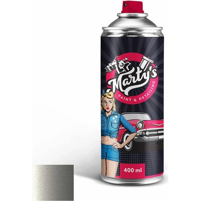 Marty's Autolak ve spreji Škoda LF7T STŘÍBRNÁ DIAMOND METALÍZA 400ml