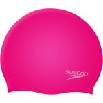 Speedo Шапка за плуване Speedo Plain Moulded Silicone Cap Junior Swim cap - Cherry Pink / Blush - размер One Size (581-0064-0611)