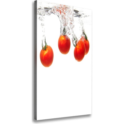 Vertikálny foto obraz na plátne Paradajky pod vodou 50x100 cm