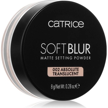 Catrice Soft Blur Matte Setting Powder фиксираща пудра на прах цвят 002 Absolute Translucent 8 гр