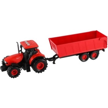 Teddies Трактор Zetor с ремарке пластмаса на инерция на бат. със светлина със звук