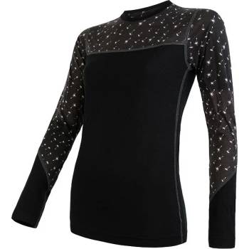 Sensor Merino Impress (long sleeve) Размер: L / Цвят: черен