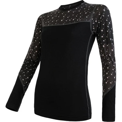 Sensor Merino Impress (long sleeve) Размер: L / Цвят: черен
