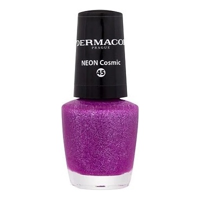 Dermacol Neon neonový lak na nehty se třpytkami 45 Cosmic 5 ml