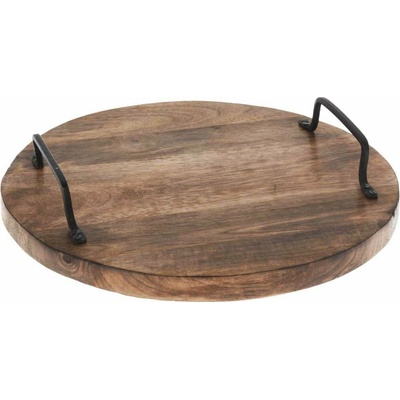 Excellent Houseware Dřevěný servírovací tác Elle (fi) 30 cm