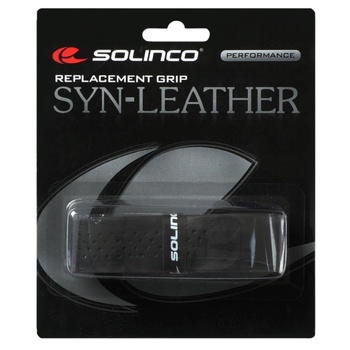 Solinco Покривен грип Solinco Syn-Leather Replacement Grip 1P - Черен