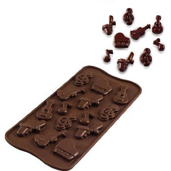 Silikomart Форма за шоколадови бонбони Scg43 Choco Melody силиконова (22.143.77.0065)