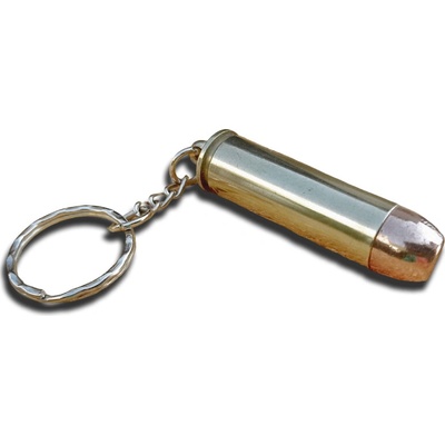 Přívěsek na klíče z náboje 500 Magnum Smith&Wesson zlatý