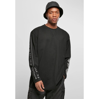 Urban Classics Мъжка блуза в черен цвят Urban Classics Chinese Symbol Oversized UB-TB4140-00007 - Черен, размер M