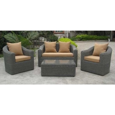 Mira-N Градински сет СИВО ратан (019518)