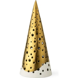 Kähler Design Порцеланов свещник в златист цвят, височина 19 cm Nobili - Kähler Design (693520)