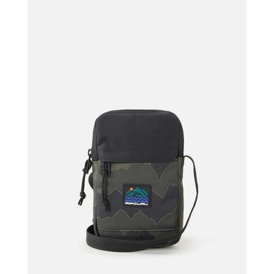RIP CURL taška Slim Pouch Search Camo Black/Olive 6696
