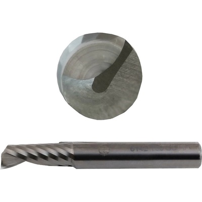 NÁSTROJE CZ Fréza 10-72/25mm, 1z, stopka 10mm čelní válcová, břit přes střed, na neželezné kovy - CZTK-6142-100-GS-RR-HA