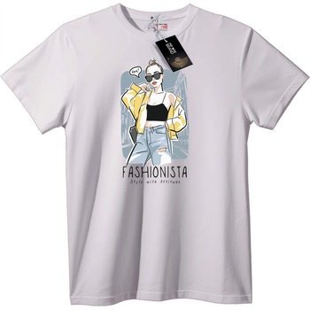 NOONEBRAND Тениска Модно Момиче - S, Black