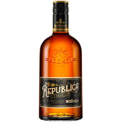 Božkov Republica Exclusive 38% 0,7 l (čistá fľaša)