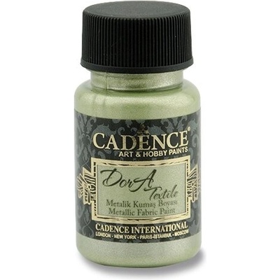 Farba na textil CADENCE DORA 50 ml metalická mentolová