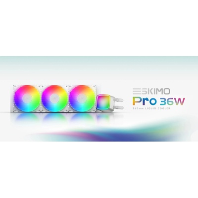 Geometric Future Cooling Eskimo Pro 360 Black Addressable RGB (GEO-ESKIMO-PRO-36B)