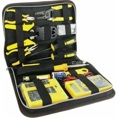 W-star Sada nářadí pro síťaře WS5013, 15 ks, tester RJ45 voltmetr pájka kleště RJ45 RJ12 – Zbozi.Blesk.cz