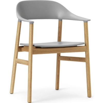 Normann Copenhagen Herit Armchair sivá / dub