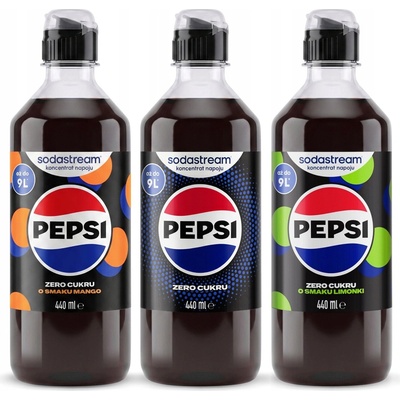 SodaStream Pepsi Max bez cukru 3 x 440 ml