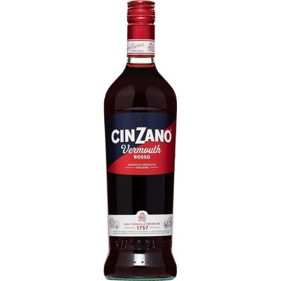 Cinzano Vermouth Rosso 18% 0,75 l (čistá fľaša)
