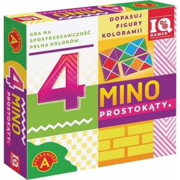 Alexander Toys Александър 4-Мино Правъгълници Логическа настолна игра (454321) (454321)