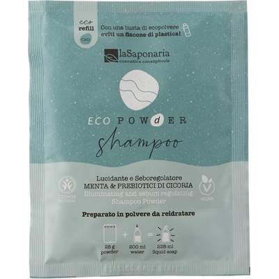 La Saponaria Náplň šampónu s čajovníkom a čakankou EcoPowder 25 g