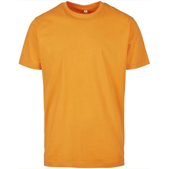 Build Your Brand pánské tričko s kulatým výstřihem BY004 Paradise Orange
