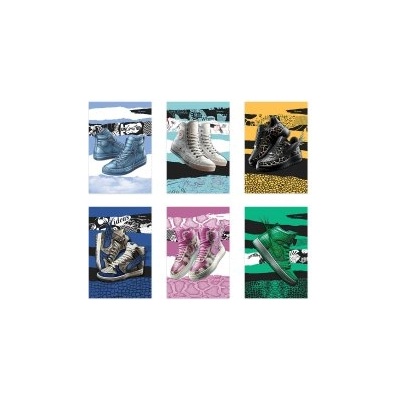 MARMAR Тетрадка с телчета А4 42 листа UV мат Sneakers редове