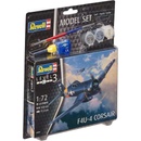 Revell Model Set plane 63955 F4U 4 Corsair 1:72