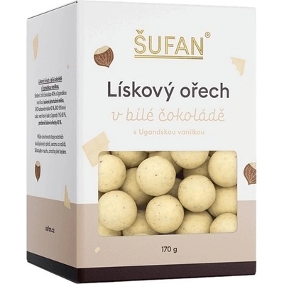 Šufan Lískový ořech bielá čokoláda Ugandská vanilka 170 g