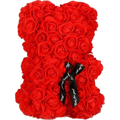 Medvídek z růží 30 cm, červený SPRINGOS ROSE BEAR