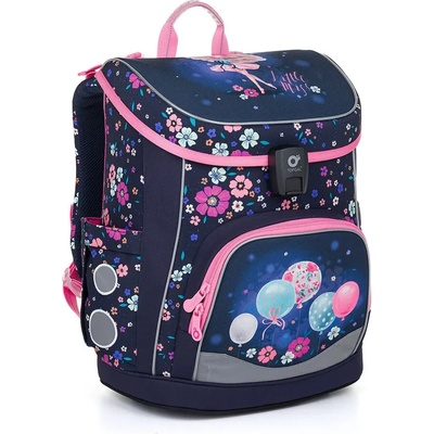 Ученическа раница тип куфар didi Балони и Цветя - topgal
