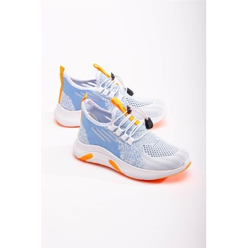 Moda Trend Детски спортни обувки - Бели с Оранжев #370867 (370867_Бяло)