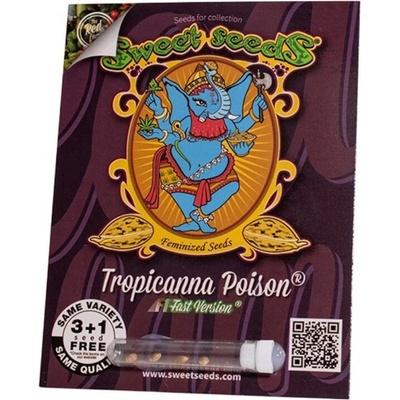 Sweet Seeds Tropicanna Poison F1 Fast Version semena neobsahují THC 3 ks